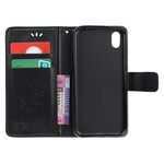 Housse Huawei Y5 2019 Papillons Et Fleurs À Lanière Housse Huawei Y5 2019 Papillons Et Fleurs À Lanière