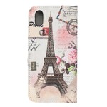 Housse Huawei Y5 2019 Tour Eiffel Rétro Housse Huawei Y5 2019 Tour Eiffel Rétro