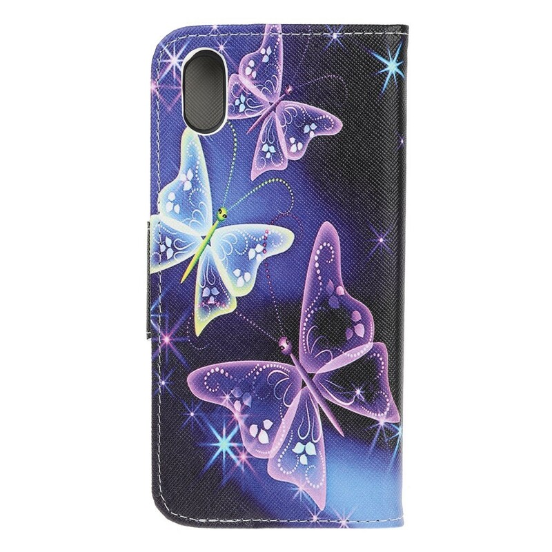 Housse Huawei Y5 2019 Papillons Neons