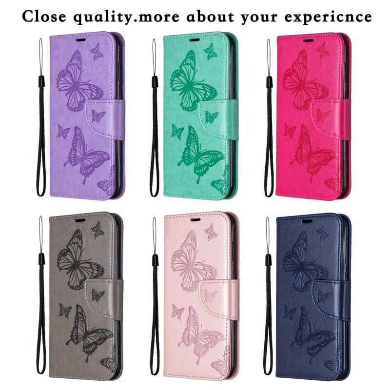 Housse Huawei P30 LIte Papillons et Rabat Oblique Housse Huawei P30 LIte Papillons et Rabat Oblique