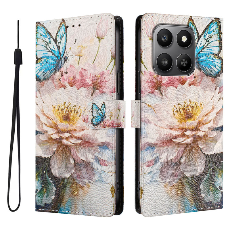 Housse Honor 600 Smart Papillon Floral