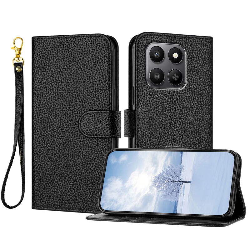 Housse Honor 600 Smart 5G Texture Litchi