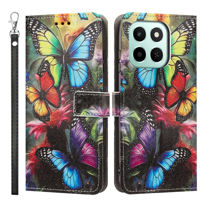 Housse Honor 600 Smart Papillons Multicolores