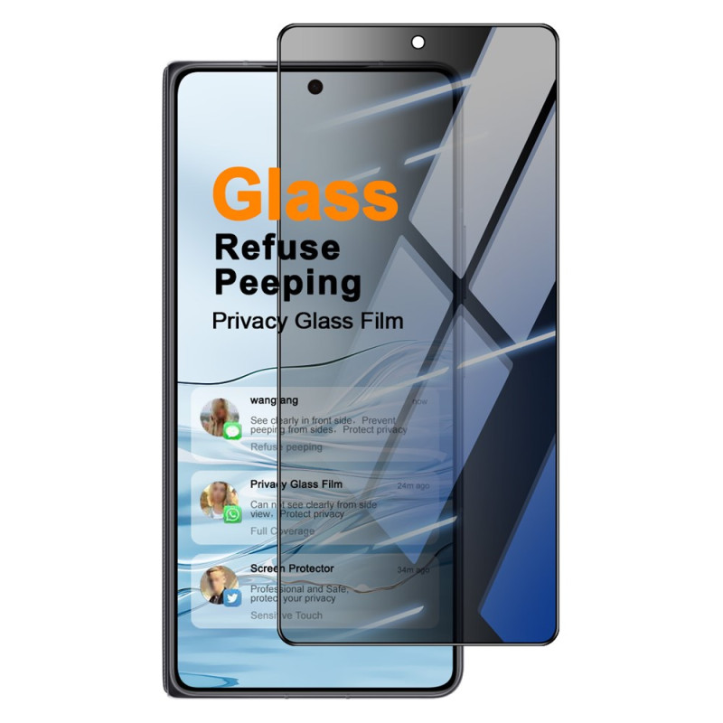 Protection en Verre Trempé Anti-Espion pour Écran Honor Magic V6