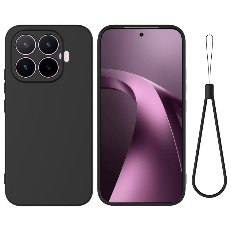 Coque Xiaomi 17T Silicone Liquide à Lanière