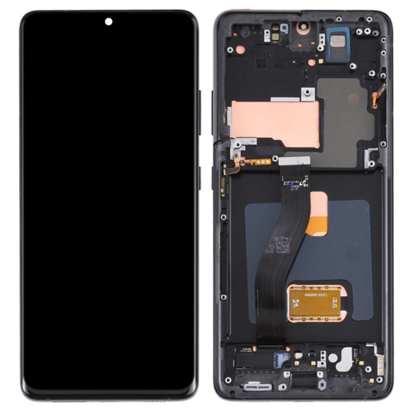 Écran OLED Grade C avec Châssis pour Samsung Galaxy S21 Ultra 5G