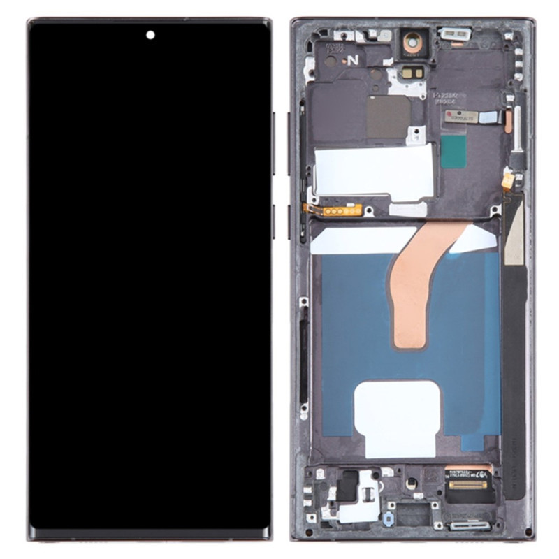 Écran OLED Grade C avec Châssis pour Samsung Galaxy S22 Ultra 5G