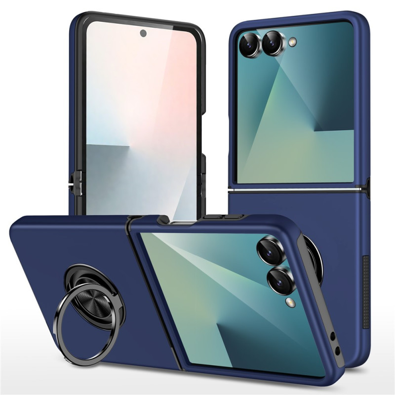 Coque Samsung Galaxy Z Flip 8 Antichoc avec Anneau Rotatif