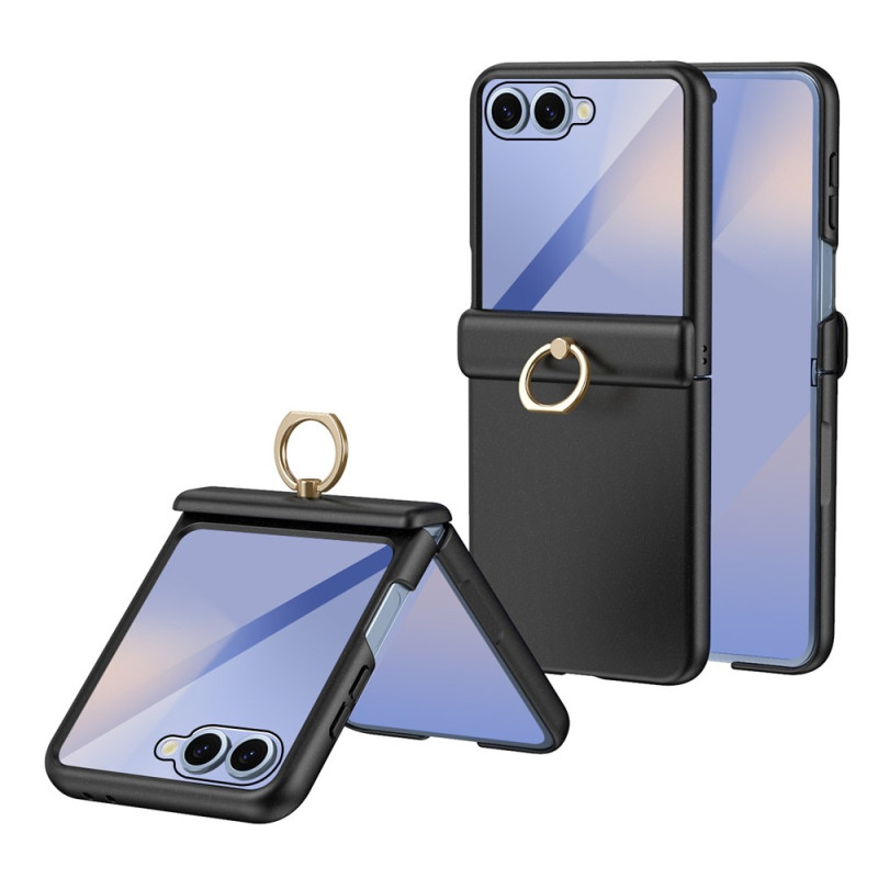 Coque Samsung Galaxy Z Flip 8 Anneau Support et Verre Trempé
