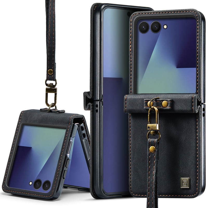 Housse Samsung Galaxy Z Flip 8 AUTSPACE Portefeuille avec Protection RFID