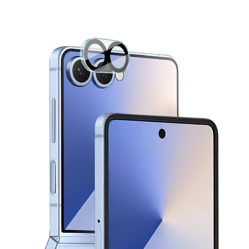 Lentille de Protection en Verre Trempé Samsung Galaxy Z Flip 8 (contour noir)