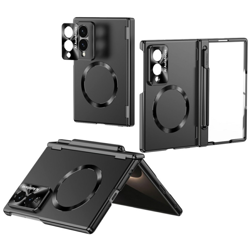 Coque Samsung Galaxy Z Fold 8 Magnétique avec Porte-Stylet et Protection de Charnière