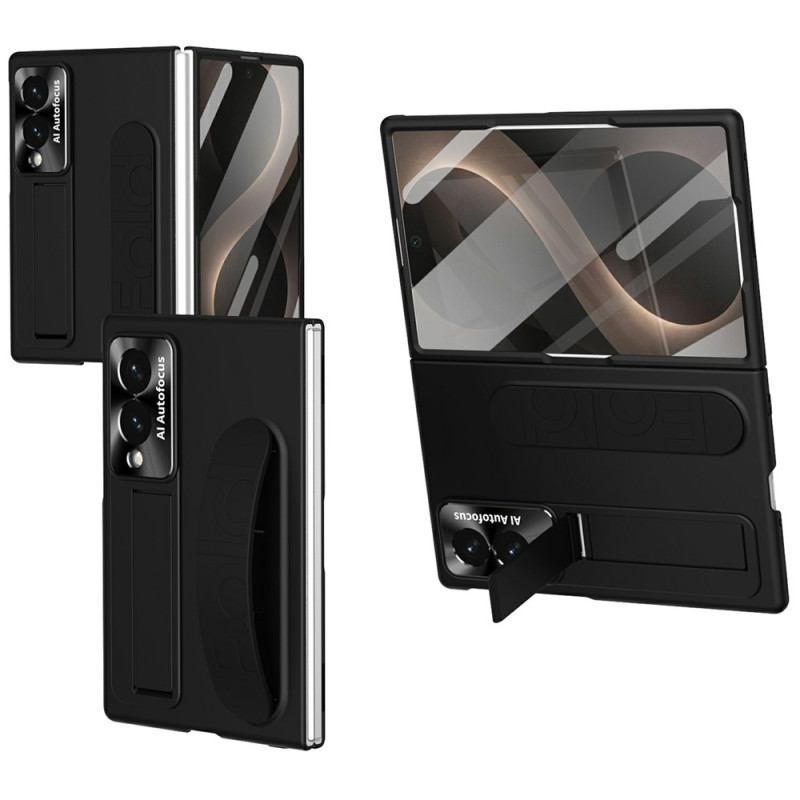 Coque Samsung Galaxy Z Fold 8 Anneau-Support avec Dragonne