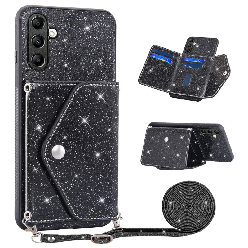Coque Samsung Galaxy A27 5G Pailletée avec Bandoulière
