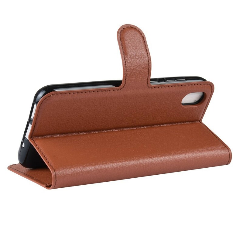 Housse Huawei Y5 2019 Litchi Rétro