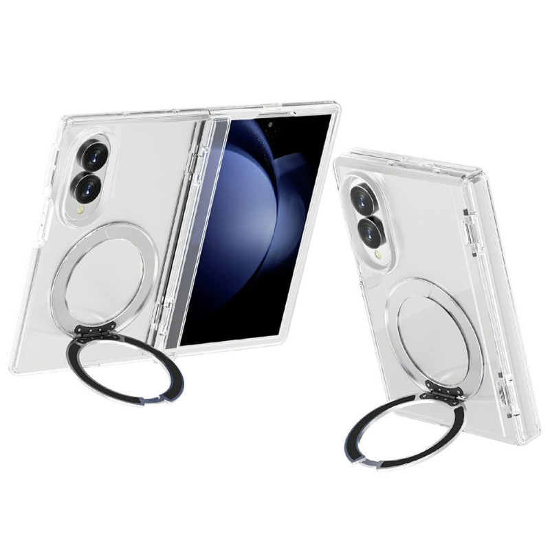 Coque Samsung Galaxy Z Fold 8 Magnétique Pailletée avec Support Rotatif