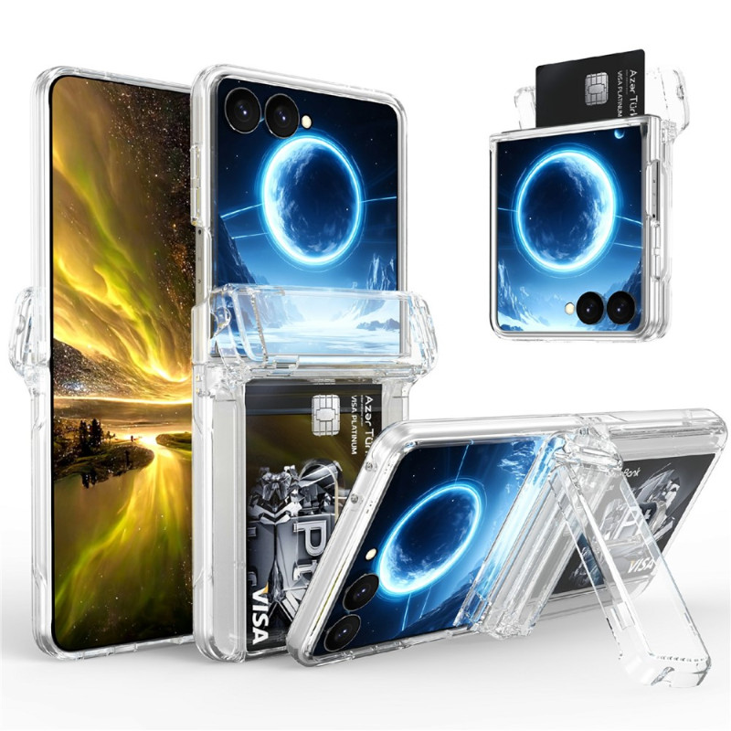 Coque Samsung Galaxy Z Flip 8 Porte-Cartes et Support