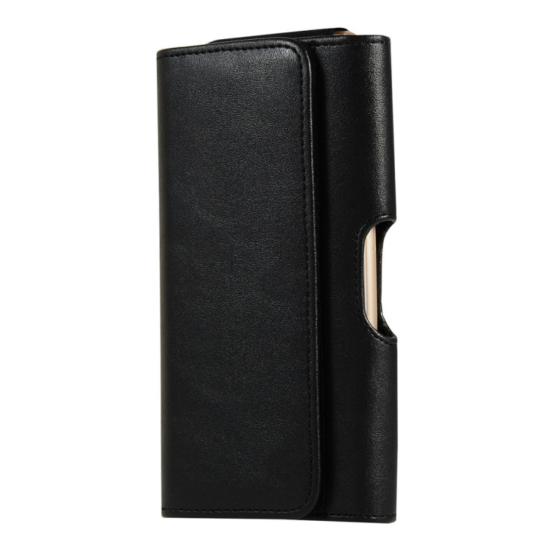 Étui Ceinture Horizontal Universel en Cuir PU avec Clip 15,6 × 8 × 2 cm