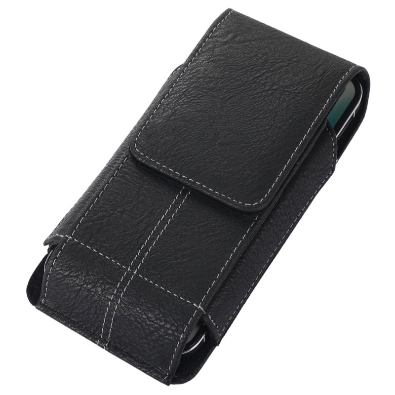 Étui Ceinture Vertical avec Clip Rotatif et Porte-Cartes pour Smartphone 6,0 à 7,0 pouces