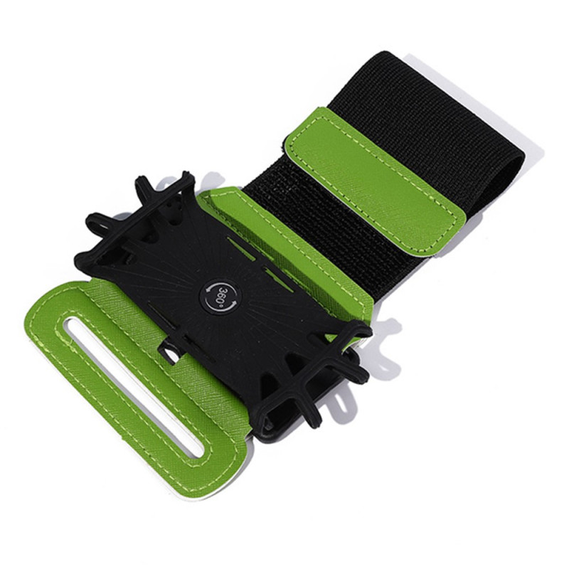 Bracelet Support Rotatif en Silicone pour Smartphone 4,5 à 6,7 pouces