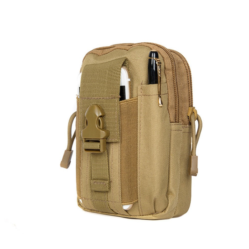 Pochette Tactique Molle EDC pour Smartphone 5,5 à 6 pouces Sac de Ceinture Multifonction