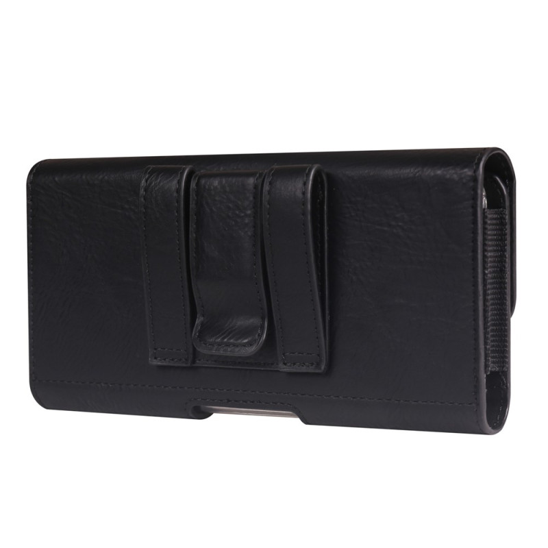 Étui Ceinture Horizontal Universel pour Smartphone 6,5 pouces avec Porte-Carte