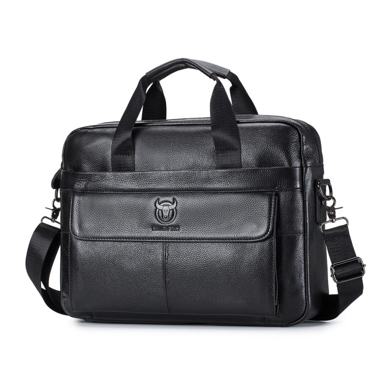Sacoche Cuir 15-16" Business Homme BULLCAPTAIN