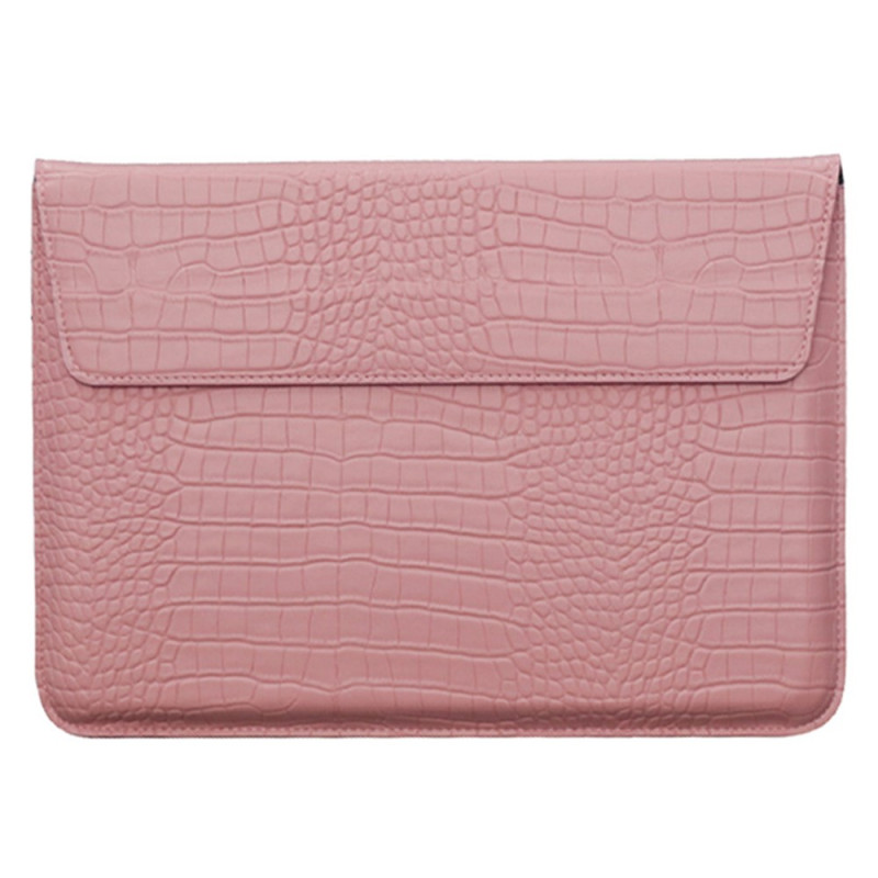 Pochette Laptop 15,4 pouces Effet Crocodile Support