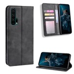 Flip Cover Honor 20 Pro Effet Cuir Vintage Stylisé