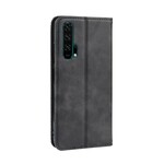 Flip Cover Honor 20 Pro Effet Cuir Vintage Stylisé Flip Cover Honor 20 Pro Effet Cuir Vintage Stylisé