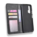 Flip Cover Honor 20 Pro Effet Cuir Vintage Stylisé Flip Cover Honor 20 Pro Effet Cuir Vintage Stylisé