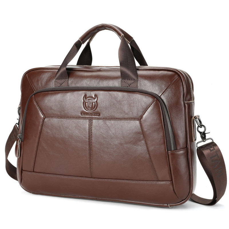 Sac Business Laptop 16 pouces Cuir Véritable BULLCAPTAIN