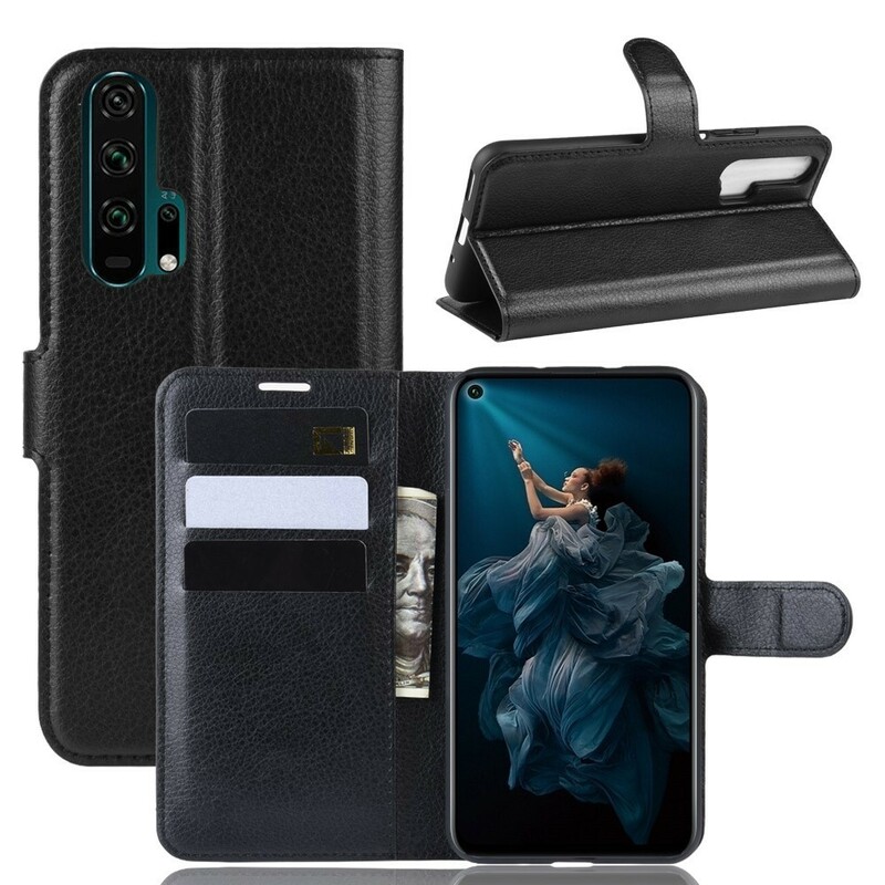 Housse Honor 20 Pro Effet Cuir Litchi Premium Housse Honor 20 Pro Effet Cuir Litchi Premium