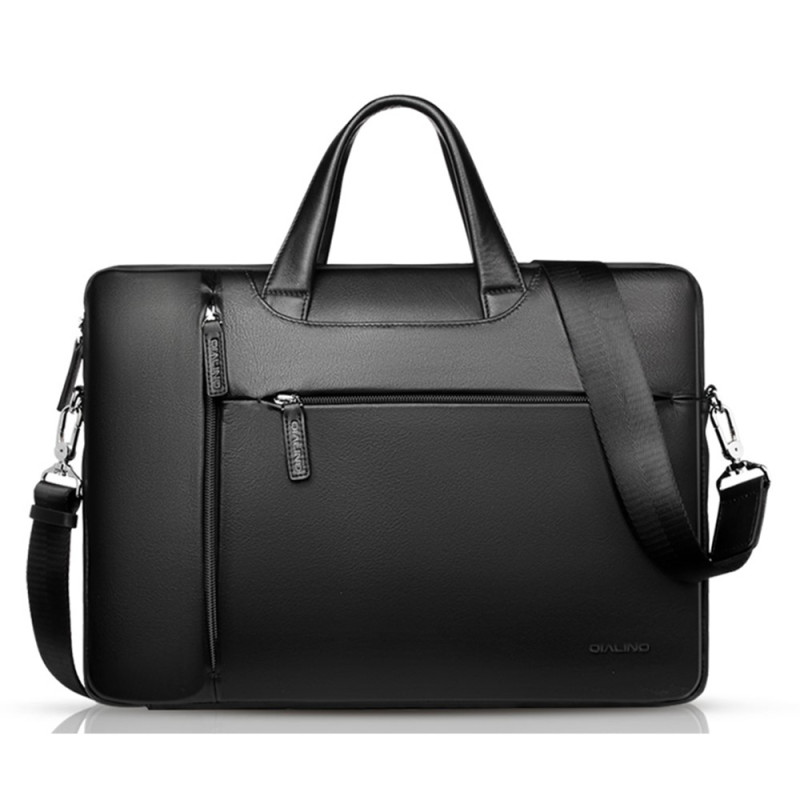 Sac Laptop 13 pouces en Cuir Véritable QIALINO