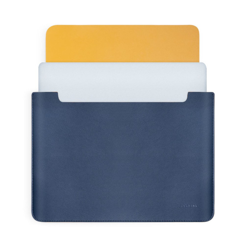 Pochette Laptop 13-14 pouces Double Face en Cuir PU HUASHENG