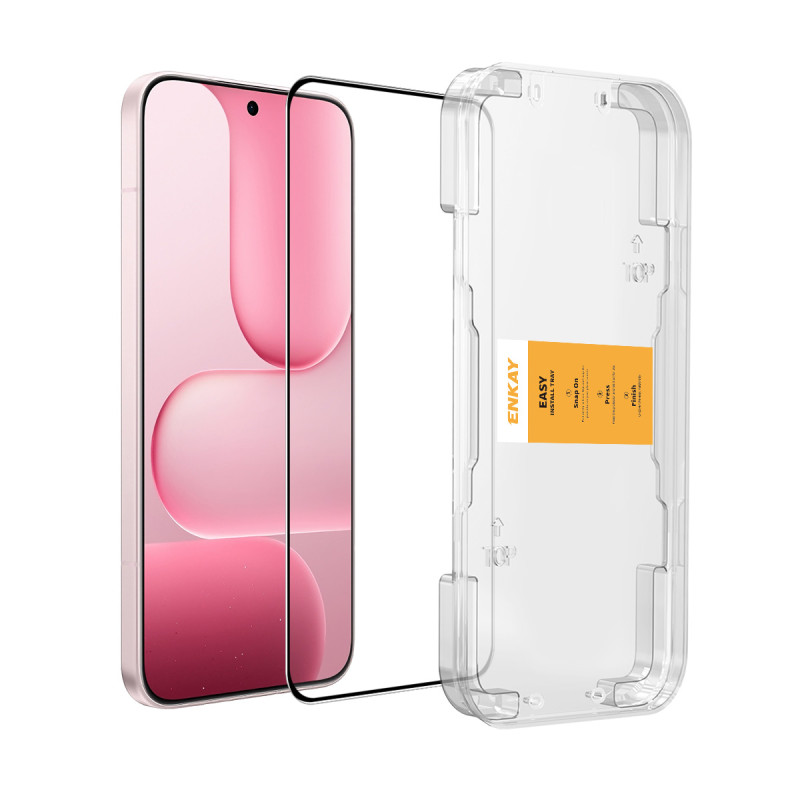 Protection en Verre Trempé pour Écran Honor 600 Smart (cadre d'installation)