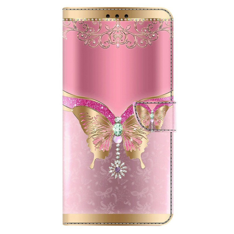 Housse Google Pixel 11 Pro / 11 Papillon Or-Rose