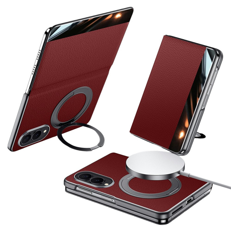 Coque Samsung Galaxy Z Fold 8 Cuir avec Support SULADA