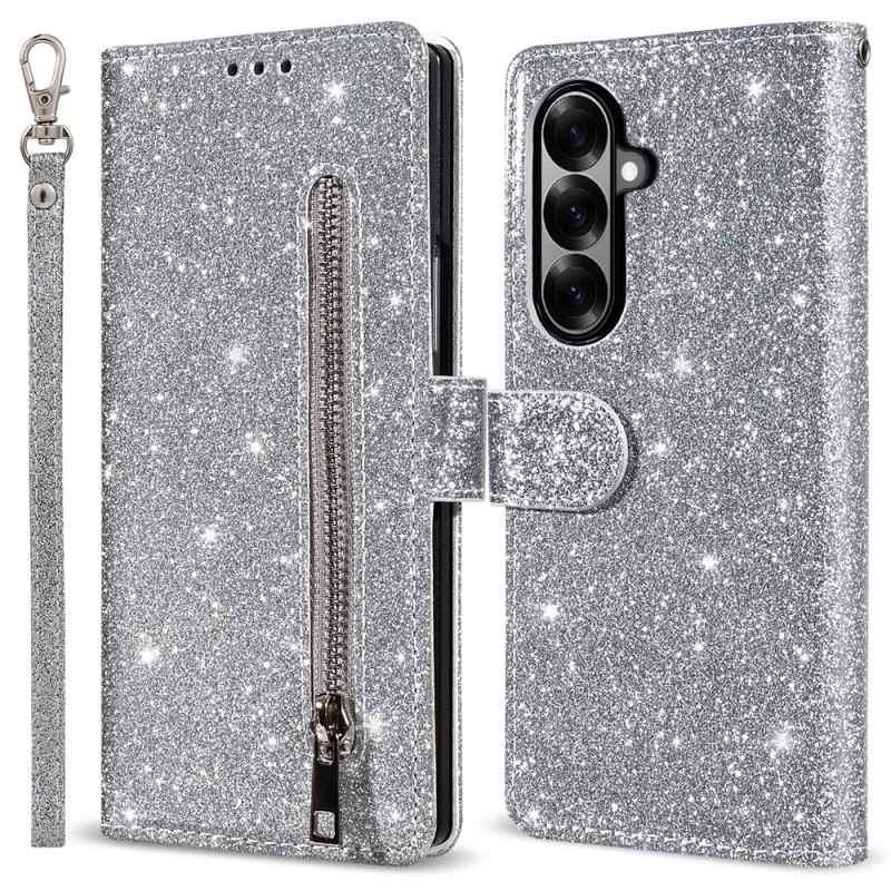 Housse Samsung Galaxy Z Fold 8 Ultra Paillettes à Lanière