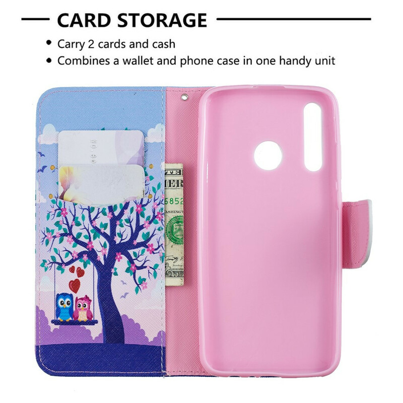 Housse Huawei P Smart Plus 2019 Hiboux Sur La Balancoire Housse Huawei P Smart Plus 2019 Hiboux Sur La Balancoire