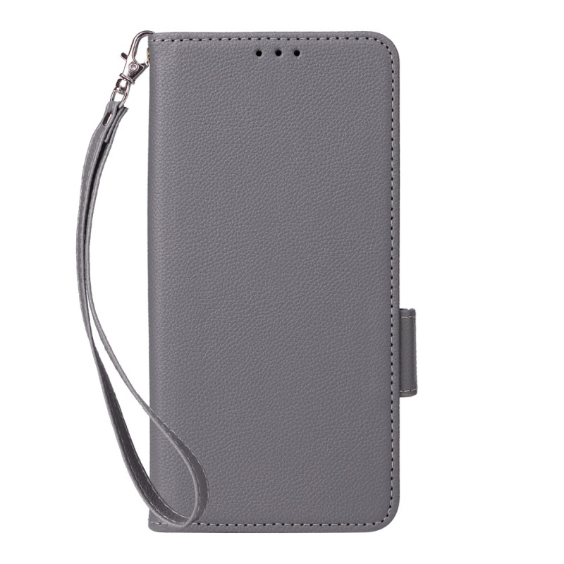 Housse Oppo Reno 16 5G / 16 Pro 5G Simili Cuir Litchi à Lanière