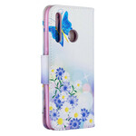 Housse Huawei P Smart Plus 2019 Papillons et Fleurs Peints Housse Huawei P Smart Plus 2019 Papillons et Fleurs Peints