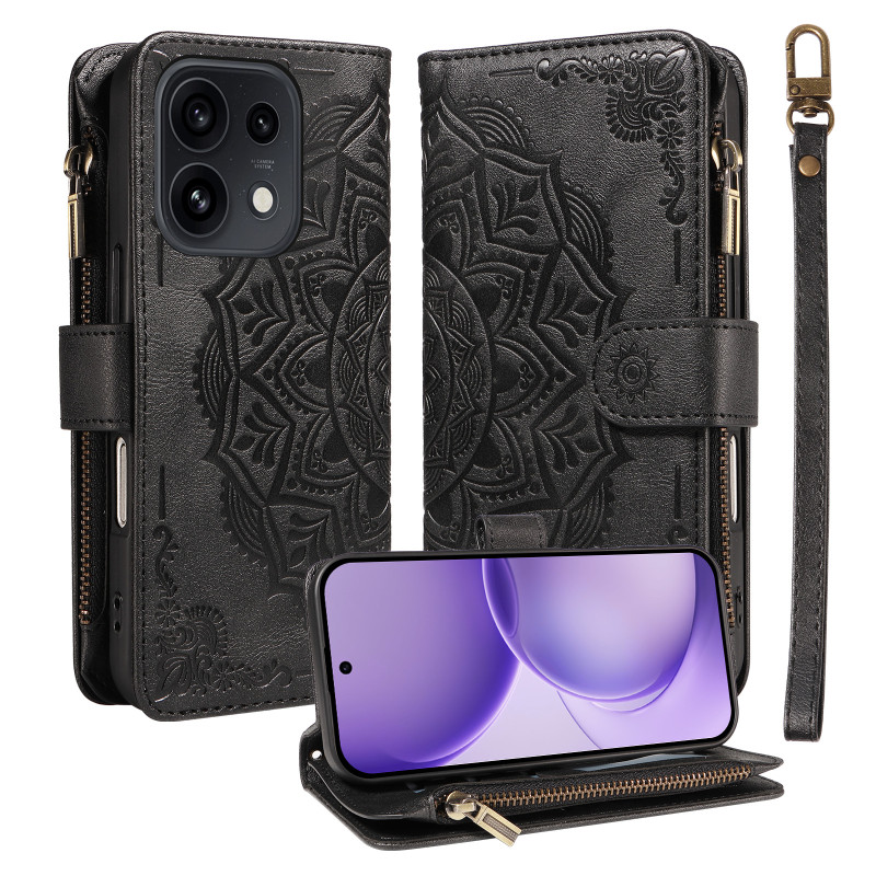 Housse Oppo Reno 16 5G / 16 Pro 5G Mandala Premium (protection RFID)