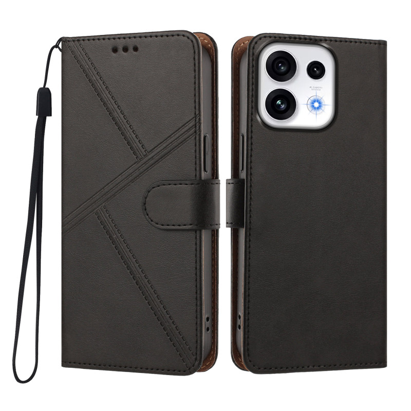 Housse Oppo Reno 16 5G / 16 Pro 5G Surpiqûres Losanges
