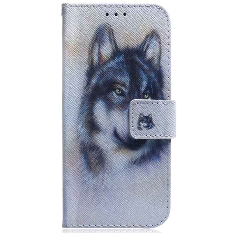Housse Oppo Reno 16 5G / 16 Pro 5G Loup Aquarelle