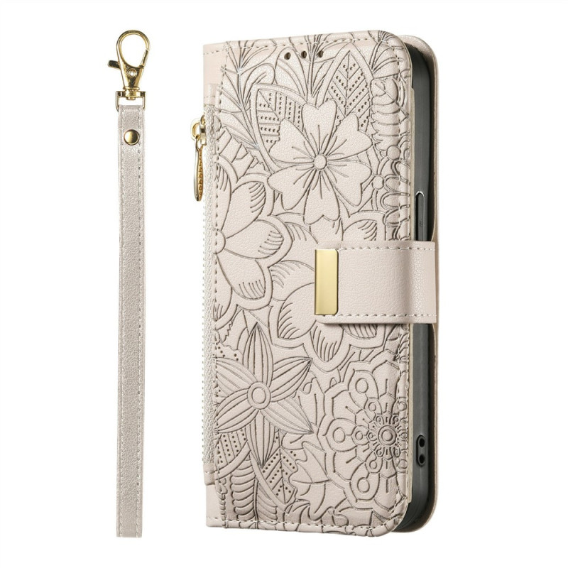 Housse Oppo Reno 16 5G / 16 Pro 5G Gravure Florale