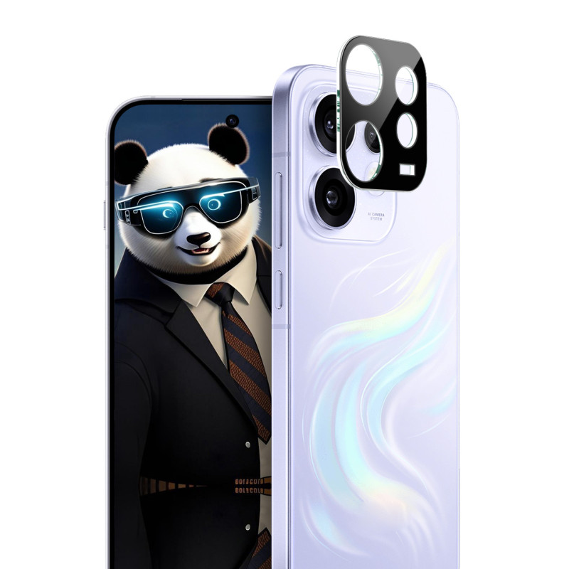 Lentille de Protection en Verre Trempé pour Oppo Reno 16 5G (version noire)