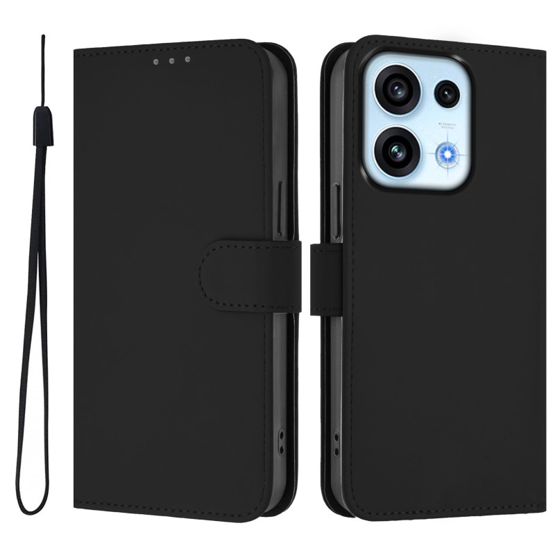 Housse Oppo Reno 16 F 5G / 16 FS 5G Effet Cuir Uni