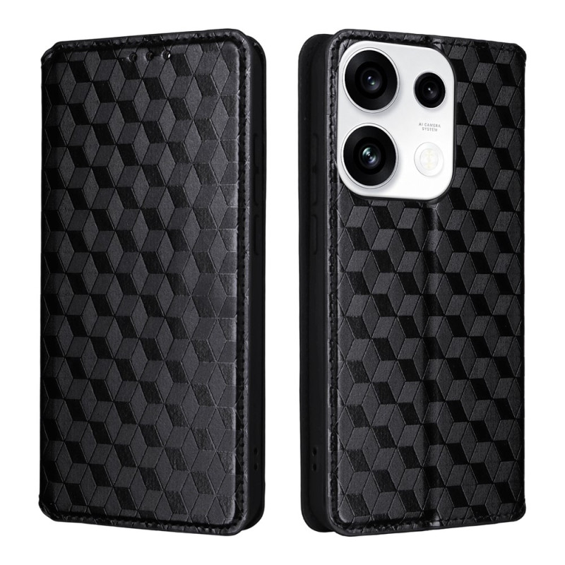 Flip Cover Oppo Reno 16 F 5G / 16 FS 5G Motif Losanges