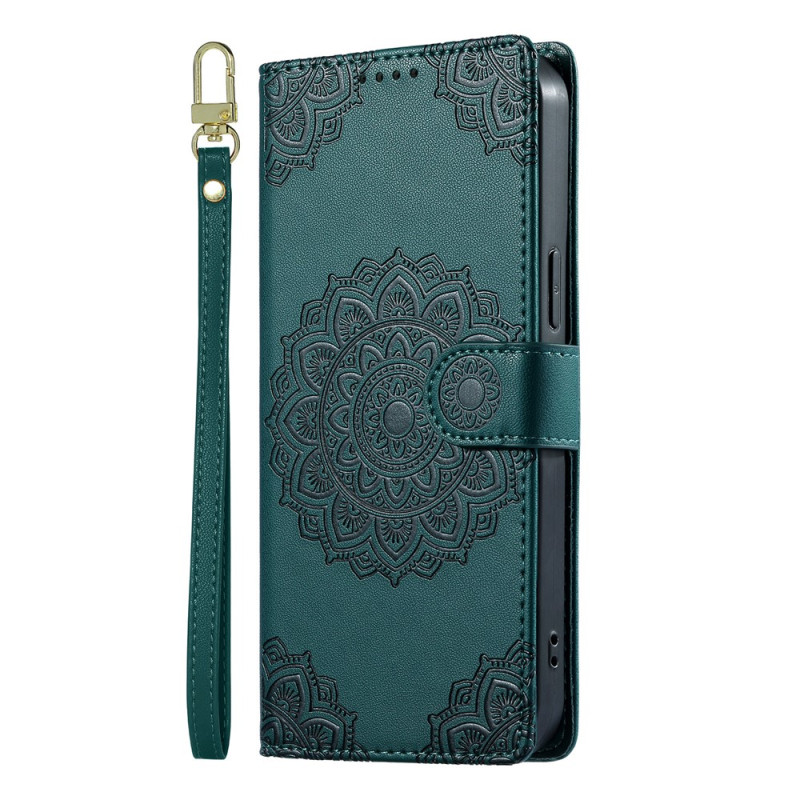 Housse Oppo Reno 16 F 5G / 16 FS 5G Motif Mandala à Lanière